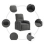 Sillón reclinable eléctrico tela de microfibra gris oscuro en Sillones | Comprar online en Foru.es