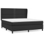 Cama box spring con colchón cuero sintético negro 180x200 cm de , Camas y somieres - Ref: Foro24-3128985, Precio: 611,51 €, D...