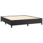 Cama box spring con colchón cuero sintético negro 180x200 cm de , Camas y somieres - Ref: Foro24-3128985, Precio: 611,51 €, D...