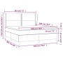 Cama box spring con colchón cuero sintético negro 180x200 cm de , Camas y somieres - Ref: Foro24-3128985, Precio: 611,51 €, D...