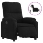 Sillón reclinable eléctrico tela de microfibra negro en Sillones | Comprar online en Foru.es