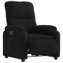 Sillón reclinable eléctrico tela de microfibra negro en Sillones | Comprar online en Foru.es