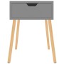 Mesitas de noche 2 uds madera de ingeniería gris 40x40x56 cm de vidaXL, Mesitas de noche - Ref: Foro24-326800, Precio: 96,57 ...