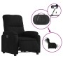 Sillón reclinable eléctrico tela de microfibra negro en Sillones | Comprar online en Foru.es
