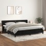 Cama box spring con colchón terciopelo negro 200x200 cm de , Camas y somieres - Ref: Foro24-3130921, Precio: 560,40 €, Descue...