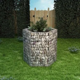 Arriate hexagonal de gaviones 100x90x100 cm de vidaXL, Maceteros y jardineras - Ref: Foro24-142533, Precio: 74,63 €, Descuent...