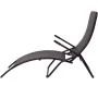 Tumbona plegable de ratán sintético marrón de vidaXL, Tumbonas - Ref: Foro24-42945, Precio: 74,43 €, Descuento: %
