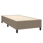 Cama box spring colchón y luces LED gris taupe 80x200 cm de , Camas y somieres - Ref: Foro24-3138113, Precio: 371,87 €, Descu...