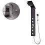 Brown Glass Shower Panel System by vidaXL, Jet nozzles for bathtubs and showers - Ref: Foro24-142374, Price: 147,66 €, Discou...