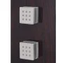 Brown Glass Shower Panel System by vidaXL, Jet nozzles for bathtubs and showers - Ref: Foro24-142374, Price: 147,66 €, Discou...