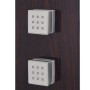 Sistema de panel de ducha vidrio marrón de vidaXL, Boquillas de chorro para bañeras y duchas - Ref: Foro24-142374, Precio: 15...