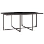 Set comedor de jardín 11 pzas y cojines ratán sintético marrón de vidaXL, Conjuntos de jardín - Ref: Foro24-42548, Precio: 86...