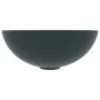 Dark green ceramic round bathroom sink by , Sinks - Ref: Foro24-146981, Price: 65,63 €, Discount: %