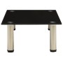 Mueble para TV de vidrio templado negro 60x35x17 cm de , Muebles TV - Ref: Foro24-322761, Precio: 40,45 €, Descuento: %