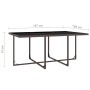 Set comedor de jardín 11 pzas y cojines ratán sintético marrón de vidaXL, Conjuntos de jardín - Ref: Foro24-42548, Precio: 86...