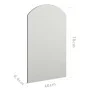 Espejo 70x40 cm vidrio de , Espejos - Ref: Foro24-326088, Precio: 29,00 €, Descuento: %