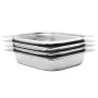 Bandejas Gastronorm 4 unidades GN 1/2 65 mm acero inoxidable de , Cubetas para mesas de vapor - Ref: Foro24-50887, Precio: 34...