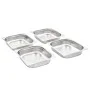 Bandejas Gastronorm 4 unidades GN 1/2 65 mm acero inoxidable de , Cubetas para mesas de vapor - Ref: Foro24-50887, Precio: 34...