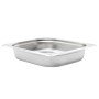 Bandejas Gastronorm 4 unidades GN 1/2 65 mm acero inoxidable de , Cubetas para mesas de vapor - Ref: Foro24-50887, Precio: 41...
