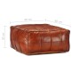 Puf marrón 60x60x30 cm cuero auténtico de cabra de , Otomanas - Ref: Foro24-248132, Precio: 152,21 €, Descuento: %