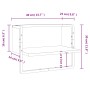 Estante de pared con barra marrón roble 40x25x30 cm de , Estantes y estanterías - Ref: Foro24-836287, Precio: 16,59 €, Descue...