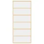 Golden sliding door made of transparent ESG glass and aluminum by , Doors for the home - Ref: Foro24-155161, Price: 131,03 €,...