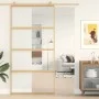 Goldene Schiebetür aus transparentem ESG-Glas und Aluminium von , Türen für zu Hause - Ref: Foro24-155180, Preis: 170,27 €, R...