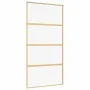 Goldene Schiebetür aus transparentem ESG-Glas und Aluminium von , Türen für zu Hause - Ref: Foro24-155180, Preis: 170,27 €, R...