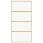 Goldene Schiebetür aus transparentem ESG-Glas und Aluminium von , Türen für zu Hause - Ref: Foro24-155180, Preis: 170,27 €, R...