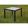 Set comedor de jardín 5 piezas y cojines ratán sintético negro de vidaXL, Conjuntos de jardín - Ref: Foro24-43122, Precio: 38...