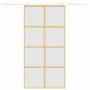 Goldene Schiebetür aus satiniertem ESG-Glas und Aluminium von , Türen für zu Hause - Ref: Foro24-155189, Preis: 187,80 €, Rab...