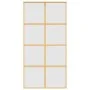 Goldene Schiebetür aus satiniertem ESG-Glas und Aluminium von , Türen für zu Hause - Ref: Foro24-155189, Preis: 187,80 €, Rab...