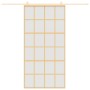 Puerta corredera dorada de vidrio ESG esmerilado y aluminio de , Puertas para el hogar - Ref: Foro24-155177, Precio: 191,19 €...
