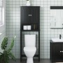 Mueble para inodoro BERG madera maciza negro 60x27x164,5 cm de , Muebles de baño - Ref: Foro24-358555, Precio: 145,91 €, Desc...