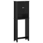 Mueble para inodoro BERG madera maciza negro 60x27x164,5 cm de , Muebles de baño - Ref: Foro24-358555, Precio: 145,91 €, Desc...