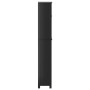 Mueble para inodoro BERG madera maciza negro 60x27x164,5 cm de , Muebles de baño - Ref: Foro24-358555, Precio: 145,91 €, Desc...