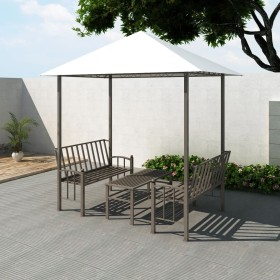 Pérgola de jardín con mesa y bancos 2,5x1,5x2,4 m de vidaXL, Carpas y cenadores - Ref: Foro24-43218, Precio: 265,37 €, Descue...