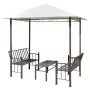 Pérgola de jardín con mesa y bancos 2,5x1,5x2,4 m de vidaXL, Carpas y cenadores - Ref: Foro24-43218, Precio: 265,37 €, Descue...