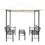 Pérgola de jardín con mesa y bancos 2,5x1,5x2,4 m de vidaXL, Carpas y cenadores - Ref: Foro24-43218, Precio: 265,37 €, Descue...