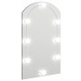 Espejo con luces LED vidrio arco 70x40 cm de , Espejos - Ref: Foro24-3102977, Precio: 41,44 €, Descuento: %
