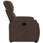 Sillón reclinable elevable tela de microfibra marrón en Sillones | Comprar online en Foru.es