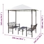 Pérgola de jardín con mesa y bancos 2,5x1,5x2,4 m de vidaXL, Carpas y cenadores - Ref: Foro24-43218, Precio: 265,37 €, Descue...