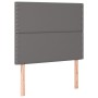 Cabeceros 2 unidades de cuero sintético gris 90x5x78/88cm de , Cabeceros y pies de cama - Ref: Foro24-3116274, Precio: 55,88 ...