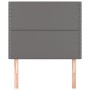 Cabeceros 2 unidades de cuero sintético gris 90x5x78/88cm de , Cabeceros y pies de cama - Ref: Foro24-3116274, Precio: 55,88 ...