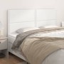 Cabeceros 4 unidades de cuero sintético blanco 90x5x78/88 cm de , Cabeceros y pies de cama - Ref: Foro24-3116295, Precio: 140...