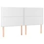 Headboards 4 units of white synthetic leather 90x5x78/88 cm by , Headboards and footboards - Ref: Foro24-3116295, Price: 138,...