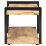 Mueble para TV de madera maciza de mango rugosa 90x40x40 cm en Muebles TV | Comprar online en Foru.es