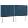 Kopfteil mit dunkelblauen Samtohren 203x16x118/128 cm von , Kopf- und Fußteile - Ref: Foro24-3119510, Preis: 107,15 €, Rabatt: %