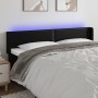 Cabecero con LED cuero sintético negro 163x16x78/88 cm de , Cabeceros y pies de cama - Ref: Foro24-3123192, Precio: 69,88 €, ...