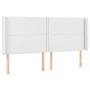 Kopfteil mit LED, weißem Kunstleder, 183 x 16 x 118/128 cm von , Kopf- und Fußteile - Ref: Foro24-3124011, Preis: 151,55 €, R...
